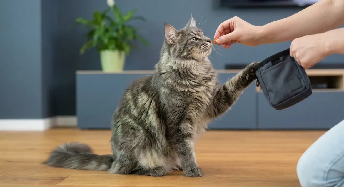 train Maine Coon cats — Gentle Giants, Smart Learners: Training Your Maine Coon Cat